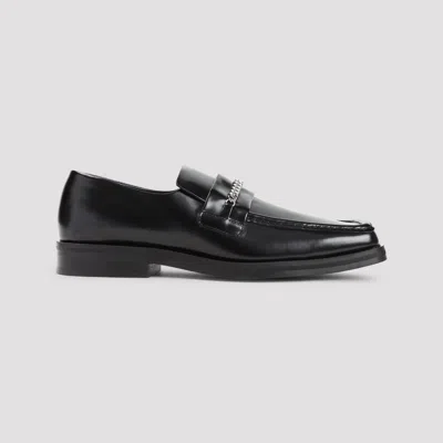 Martine Rose Leather Loafers With Square Toe
