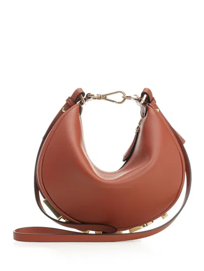 Fendi Mini Graphy Leather Shoulder Bag