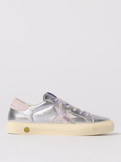 Golden Goose Kid - May Sneakers In Purple