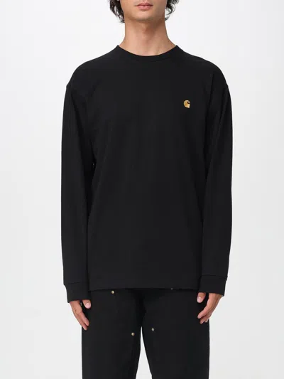 Carhartt L/s Chase T-shirt In Black