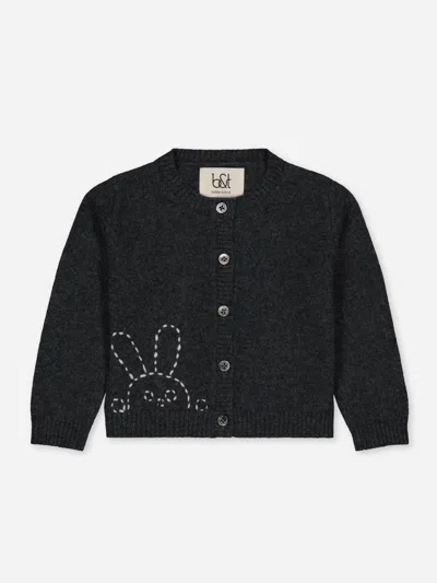 Bobbin & Tricot Sweater  Kids Color Charcoal In Black