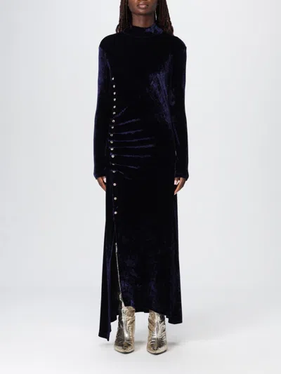 Rabanne Long Dress In Black