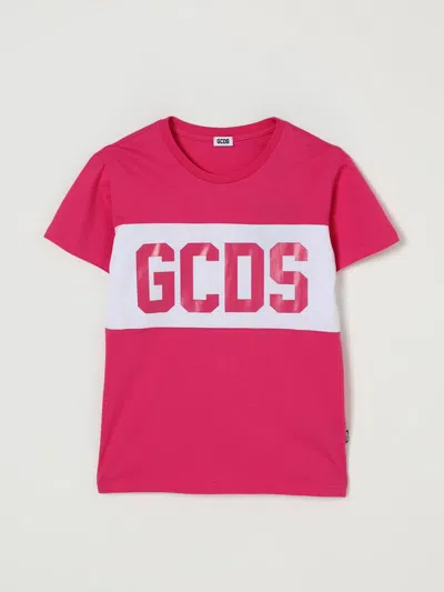 Gcds Junior T-shirt  Kids Color Fuchsia In Pink