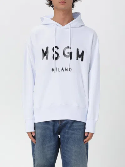 卫衣 MSGM 男士 颜色 白色
