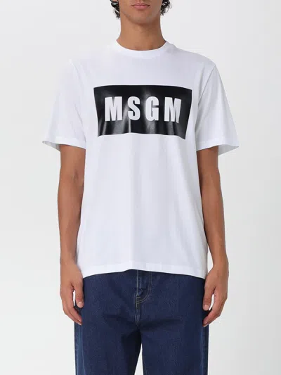 Msgm Cotton T-shirt In White