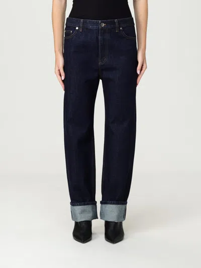Tibi Jeans  Woman Color Blue In Blue