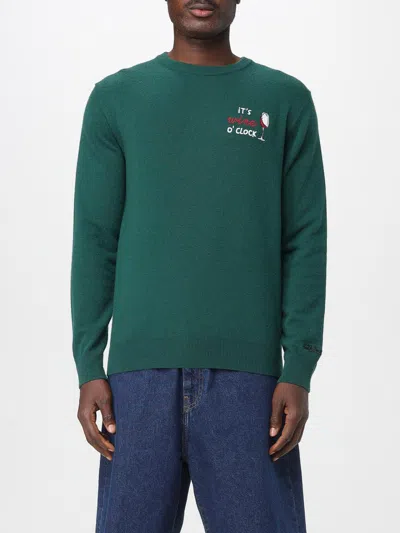 Mc2 Saint Barth Its Wine O Clock Wool And Cashmere Blend Sweater In Green