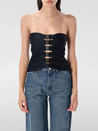 Coperni Multi Buckle Top In Black