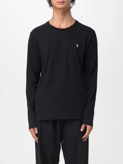 Polo Ralph Lauren Ralph Lauren Long Sleeved T Shirt Black In Black