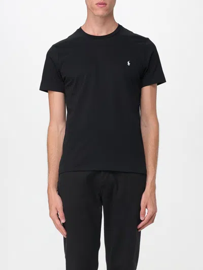 Polo Ralph Lauren Ralph Lauren Crew Neck T Shirt Black In Black