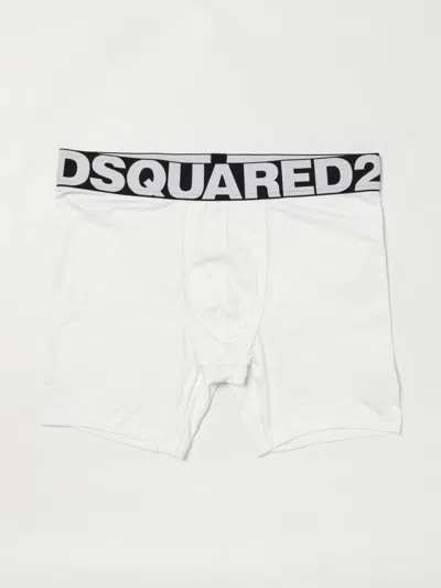 Dsquared2 Dsquared White Stretch Boxer In White