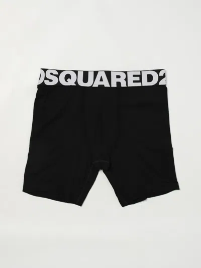 Dsquared2 Dsquared Black Stretch Boxer In Black