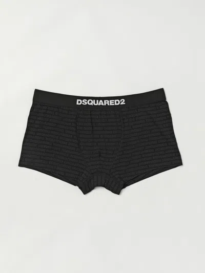 Dsquared2 Dsquared Black Boxer Briefs In Black