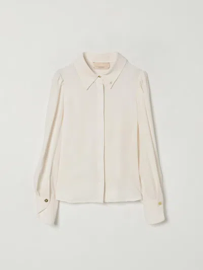 Elisabetta Franchi La Mia Bambina Shirt  Kids Color Yellow Cream In Gray