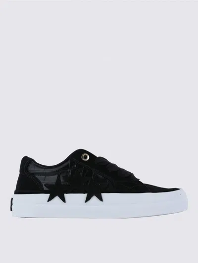 Amiri Black Leather Sunset Skate Sneakers In Black