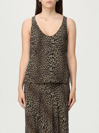 Zadig & Voltaire Tarysa Leopard Print Tank Top In Animal Print