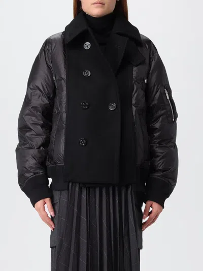 外套 SACAI 女士 颜色 黑色
