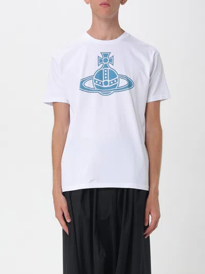 Vivienne Westwood White Paris Orb Classic T-shirt In White