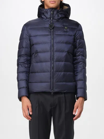 外套 BLAUER 男士 颜色 蓝色