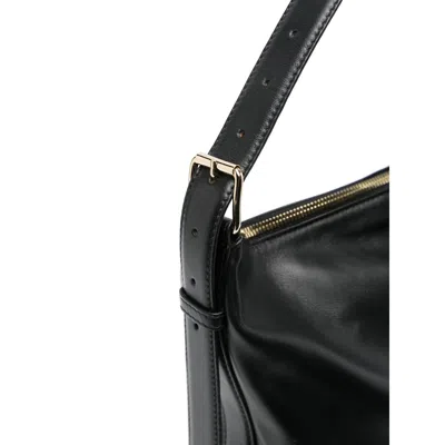 Apc A.p.c. Women Vera Leather Shoulder Bag In Black