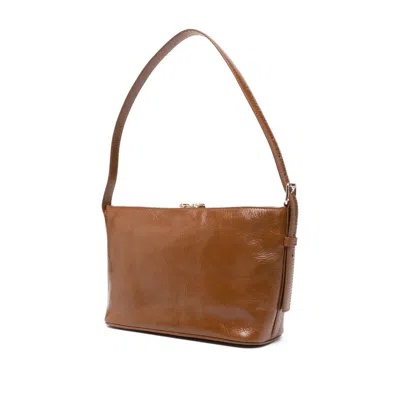 Apc Textured Shoulder Bag Adjustable Strap In Brown