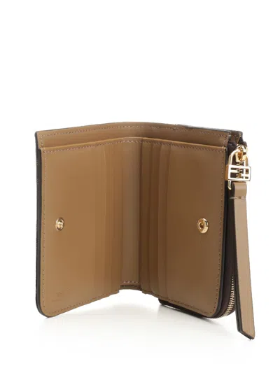 Fendi Small Wallet Sl Zucca Jacqu Wallets Brown In Brown