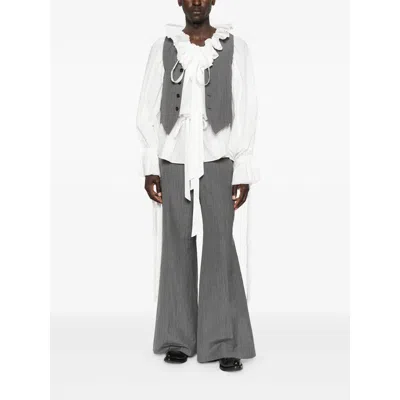 Ann Demeulemeester Belt Loop Casual Pants In Blue