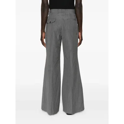 Ann Demeulemeester Belt Loop Casual Pants In Blue
