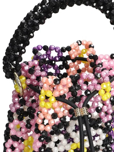 Bad At Math Lai Beuteltasche Mit Perlenblume In Multi