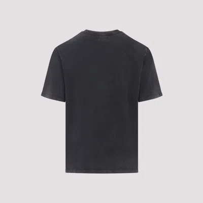 Amiri Black Crewneck Logo T-shirt In Black