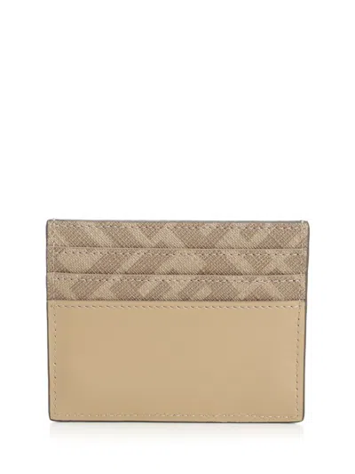 Fendi Vertical Card C Vit.king/ Pu F Wallets Beige