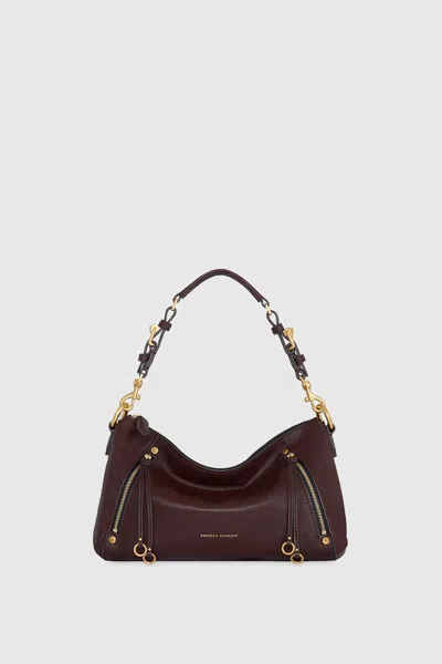 Rebecca Minkoff Small Rivington Leather Shoulder Bag In Brown