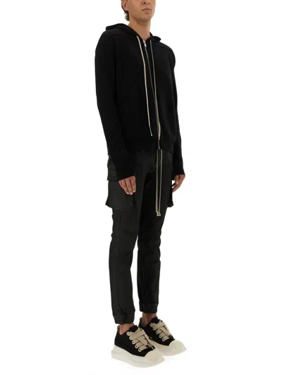 Rick Owens Classic Flight Leather Bomber In Black