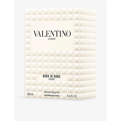 Valentino Beauty Womens Born In Roma Uomo Ivory&nbsp;eau De Toilette 100ml In White