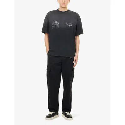 Represent Hand Drawn Thoroughbred T-shirt In Black