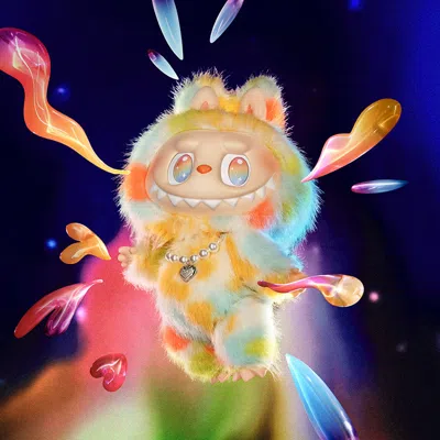 Pop Mart The Monsters Labubu High Energy Vinyl Plush Doll 'rock The Universe' In Multi