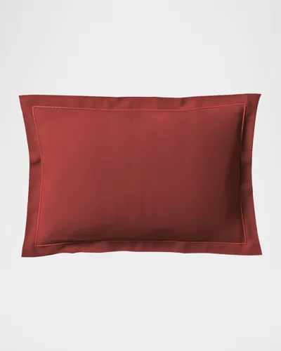 Anne De Solene Vexin 200 Thread-count Sham In Burgundy