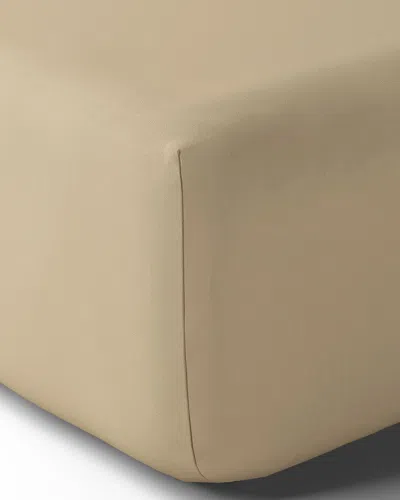 Anne De Solene Vexin 200 Thread-count Fitted Sheet In Neutral