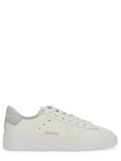 Golden Goose Michael Michael Kors Black Leather Collette Ballerinas In White