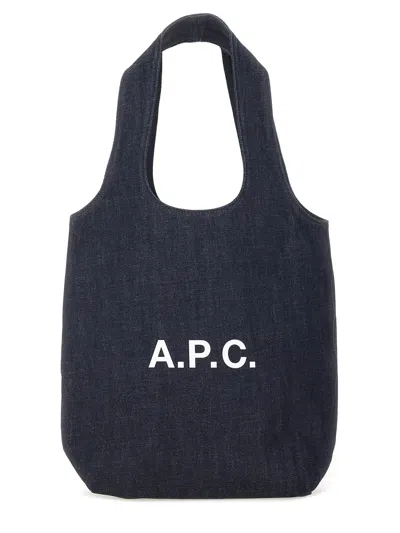 Apc Shoulder Bag A. P.c. Woman Color Indigo In Blue