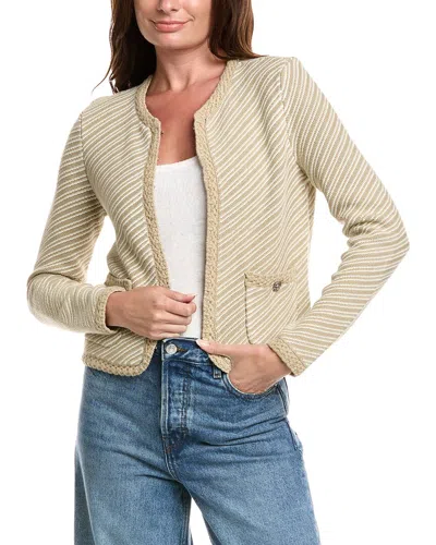 Rag & Bone Claire Tailored Cardigan In Neutral