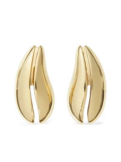 Tory Burch Mini Wave Drop Earrings In Gold