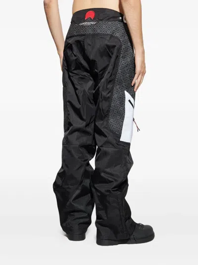 Casablanca Geometric Pattern Casual Pants In Black