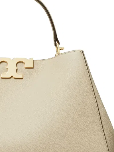 Tory Burch Eleanor Soft Leather Mini Satchel In Neutral