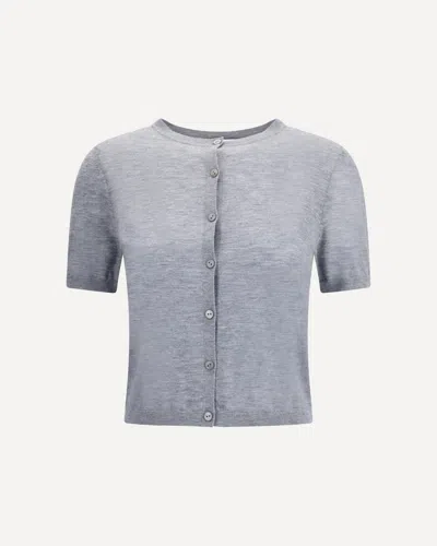 Lisa Yang Women Charlotte Cardigan In Gray