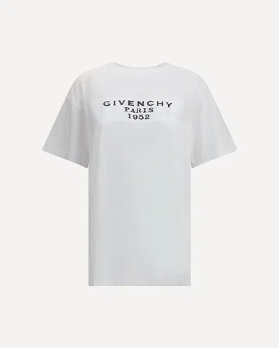 Givenchy Boxy Logo Graphic T-shirt In White