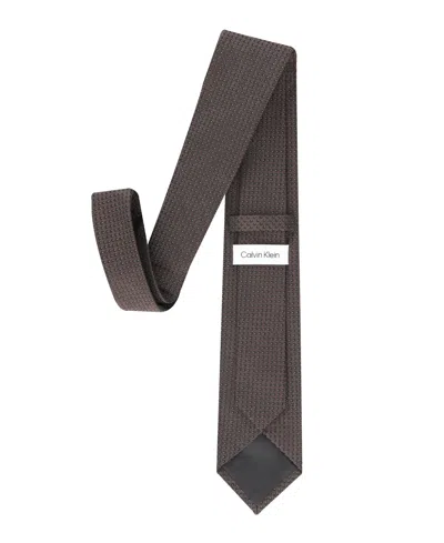 Calvin Klein Men's Stella Micro Pattern Tie In Brown