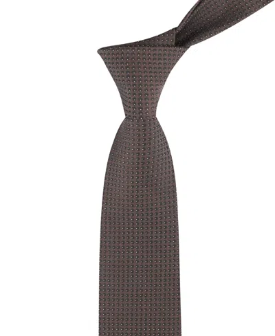 Calvin Klein Men's Stella Micro Pattern Tie In Brown