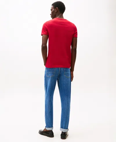 Tommy Hilfiger Tommy Logo T-shirt Crew Neck In Red