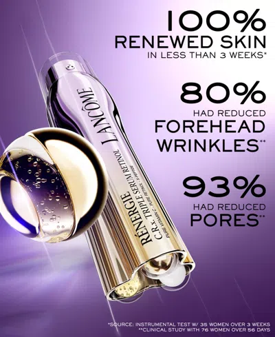 Lancôme Renergie C. R.x. Triple Serum Retinol Skincare Set ($218 Value) In Transparent